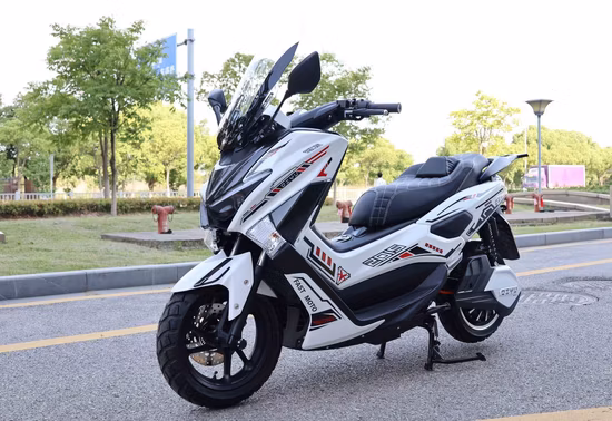 Moto elétrica de grande potência com bateria de lítio 72V100ah/motocicleta de corrida esportiva