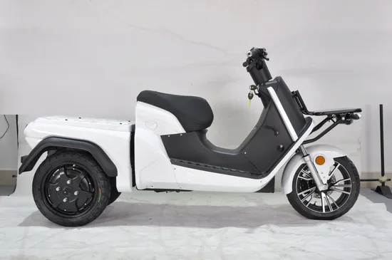 Scooter elétrico Ridder para entrega de comida com bateria dupla removível