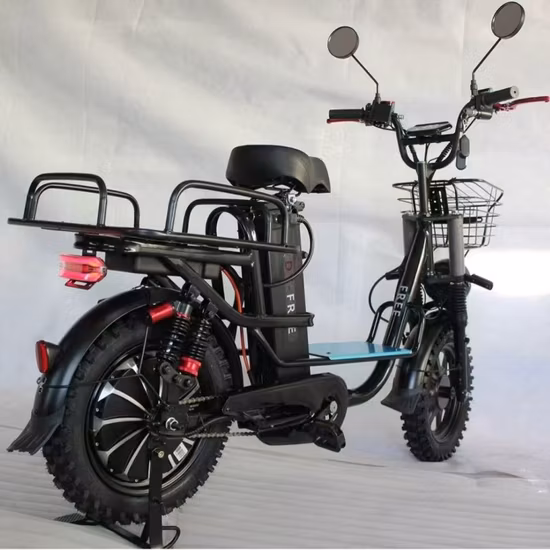 Atacado bicicleta elétrica 350W/500W MID Moter Bicicleta de 2 rodas 48V/60V Bateria de chumbo-ácido E Scooter Facotry Barata para adultos